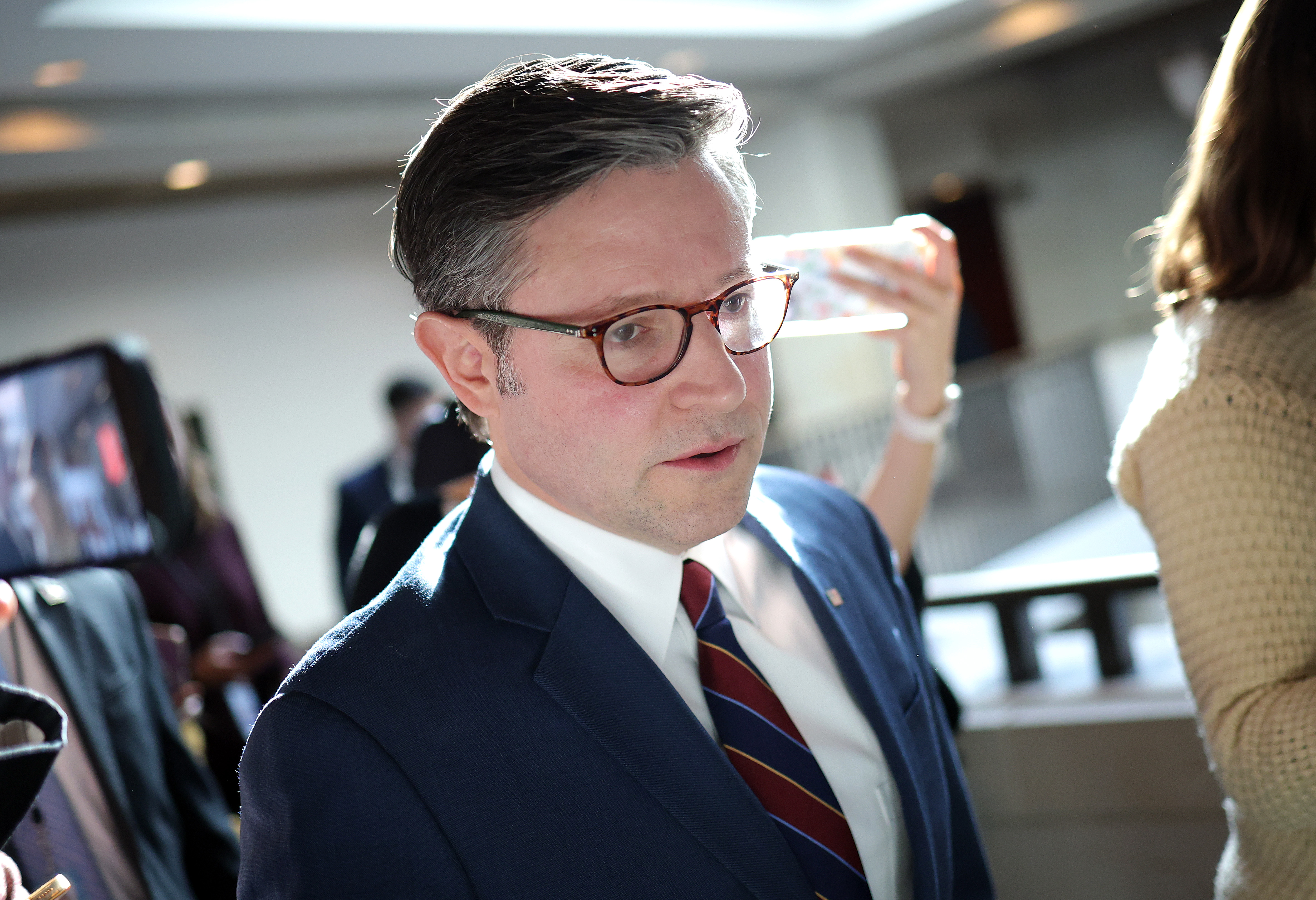 Mike Johnson Reacts to Clintons Saying They'll Defy Epstein Subpoenas