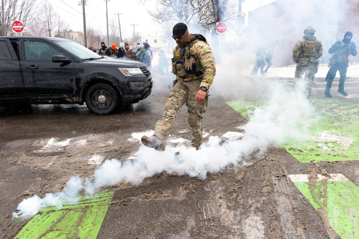 DHS Responds to Videos of Border Patrol Throwing Green Gas in Minneapolis DHS Responds to Videos of Border Patrol Throwing Green Gas in Minneapolis