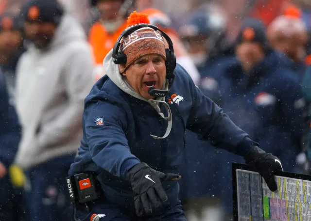 Head coach Sean Payton of the Denver Broncos