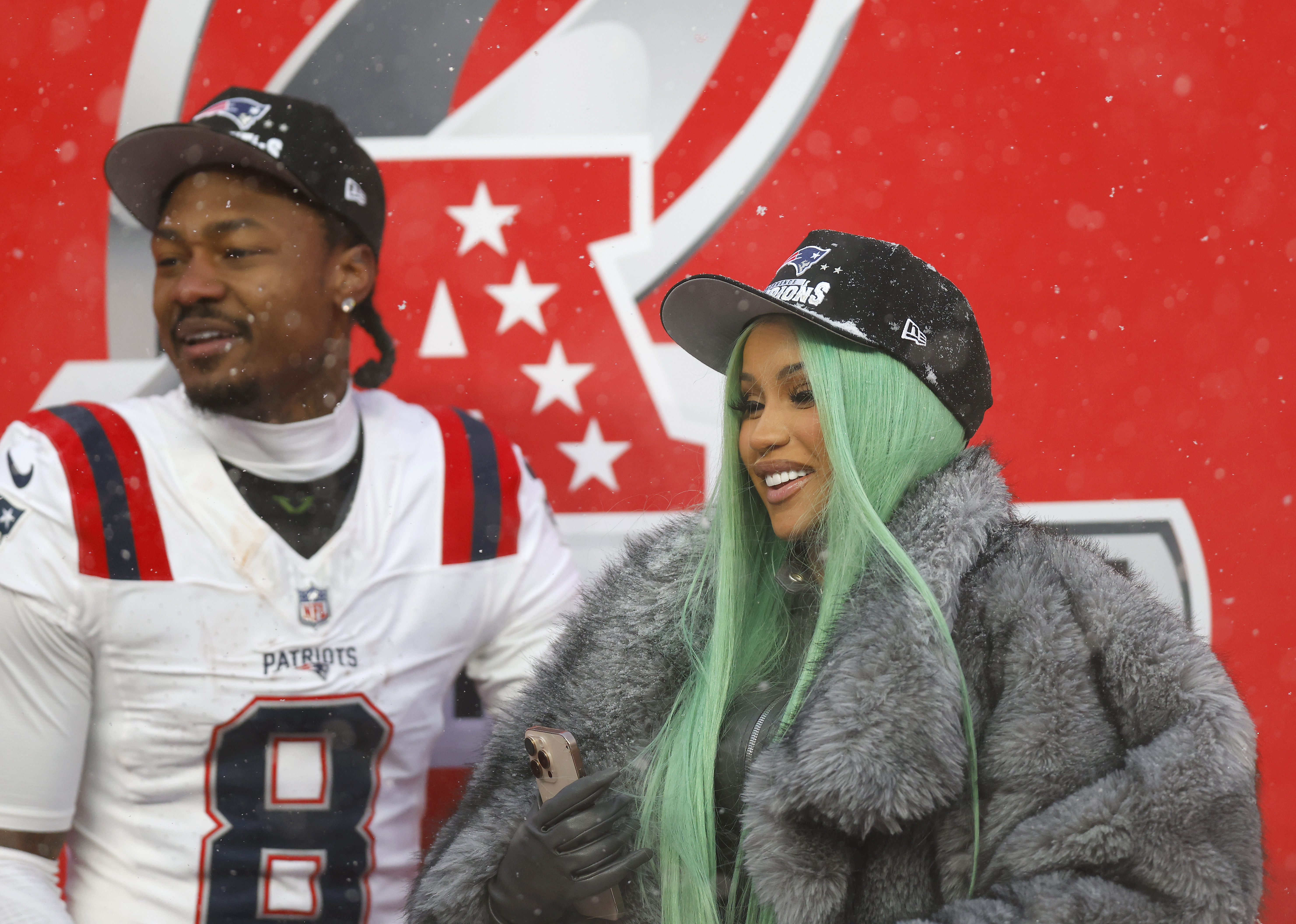 Stefon Diggs Goes Viral With Cardi B After Patriots’ AFC Championship Win