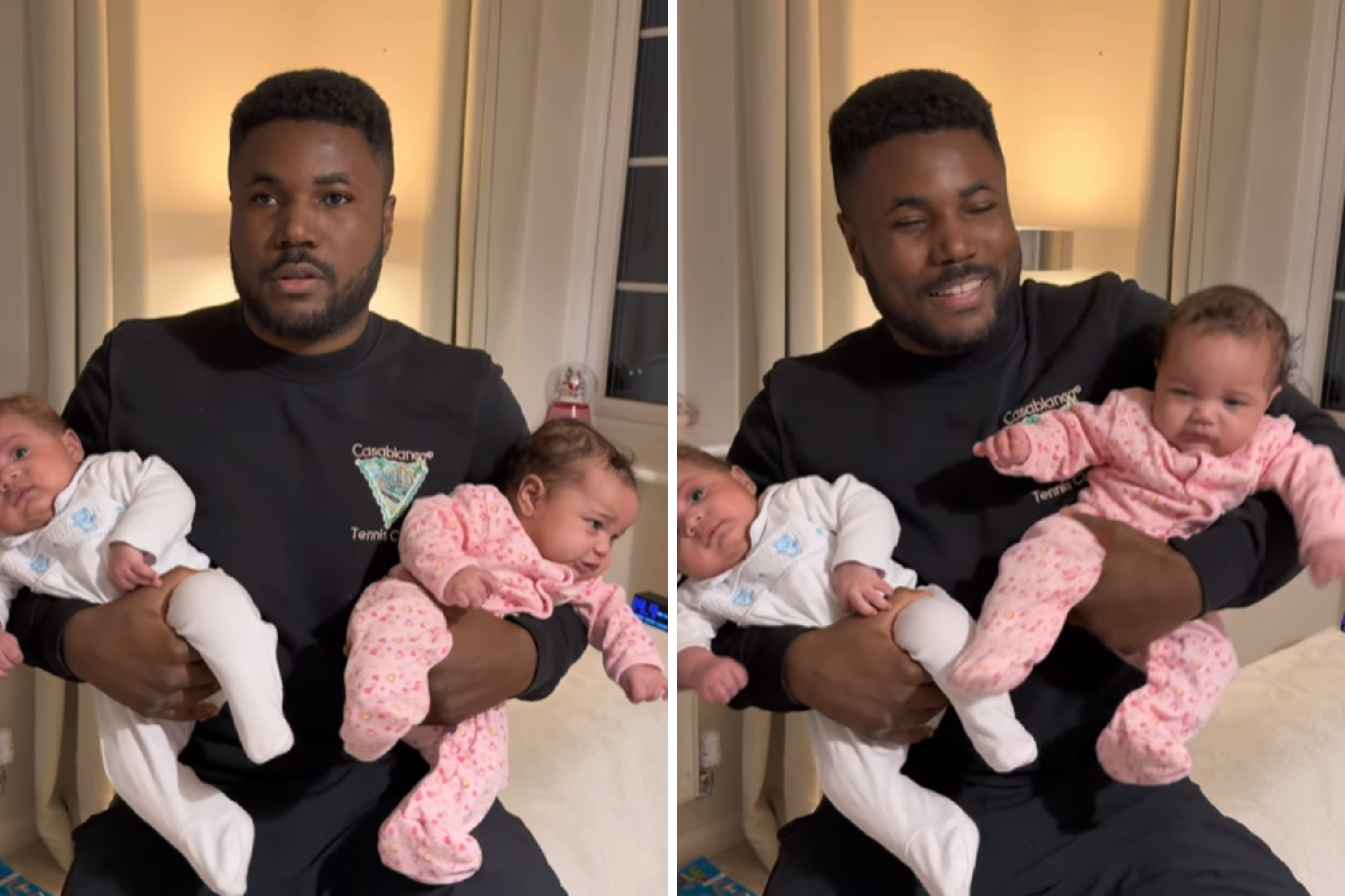 Awe at How Blind Dad Tells the Difference Between His Twin Babies