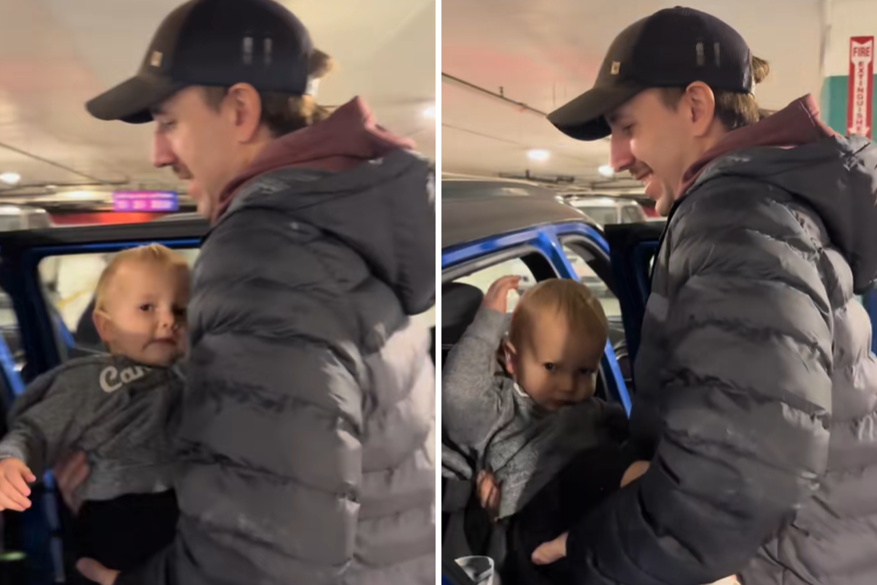 Hysterics at What Toddler Does When Dad Puts Him in Car: 'Knows a Thing'