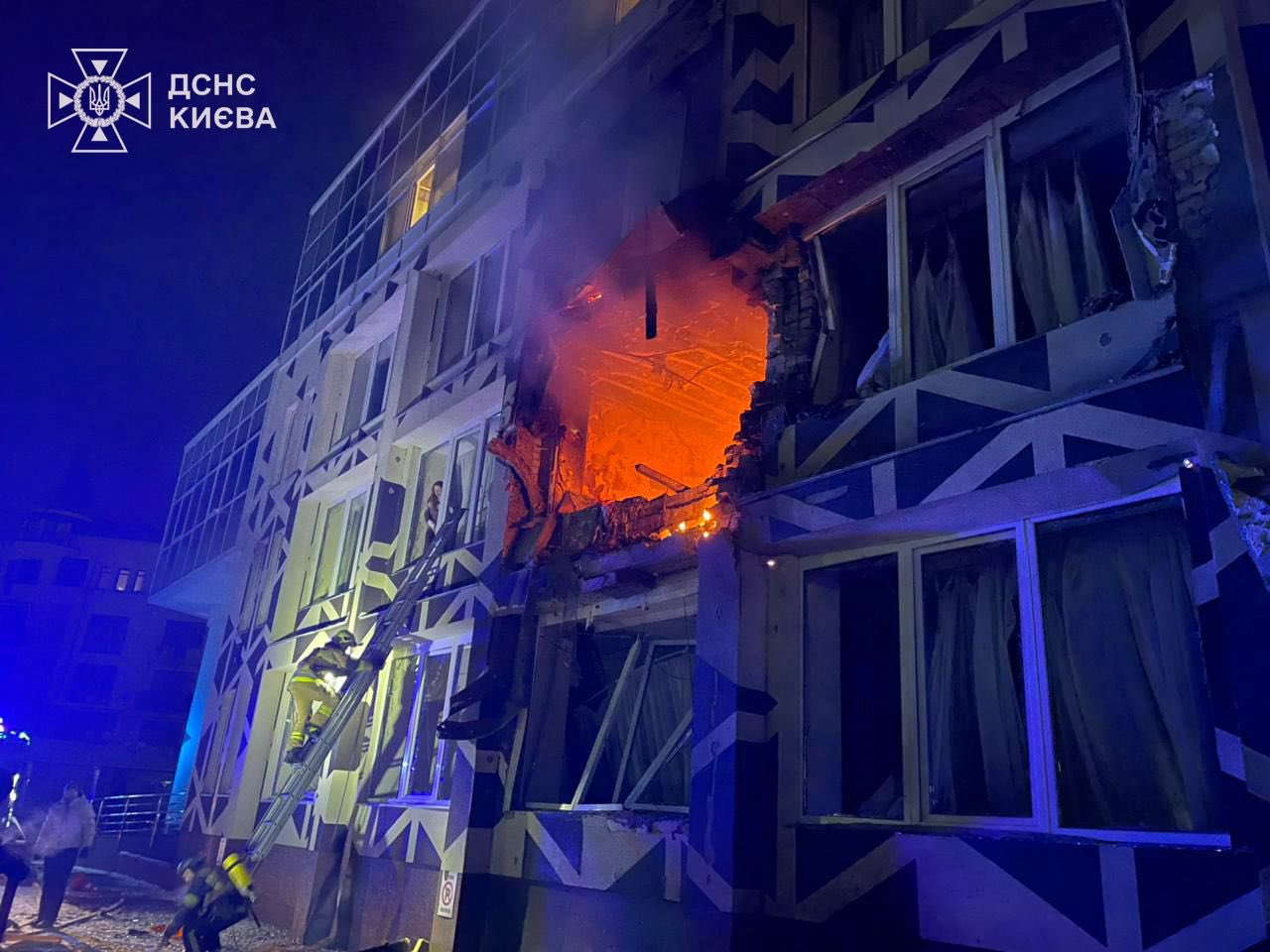 Deadly Russia Drone Strike Hits Kyiv Hospital, Zelensky Says