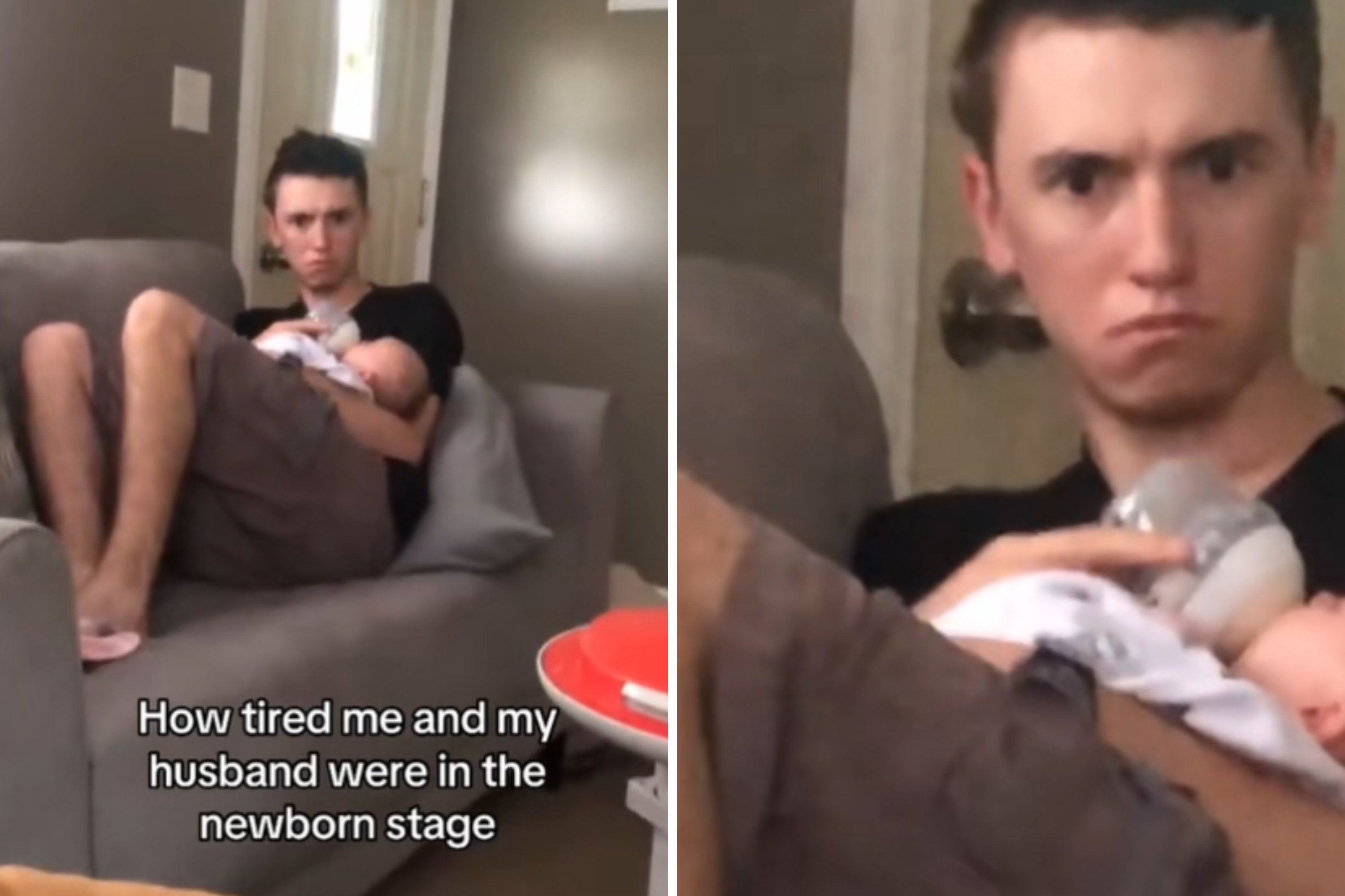 Hysterics as Woman Shares How Tired Her Husband Was During 'Newborn Stage'