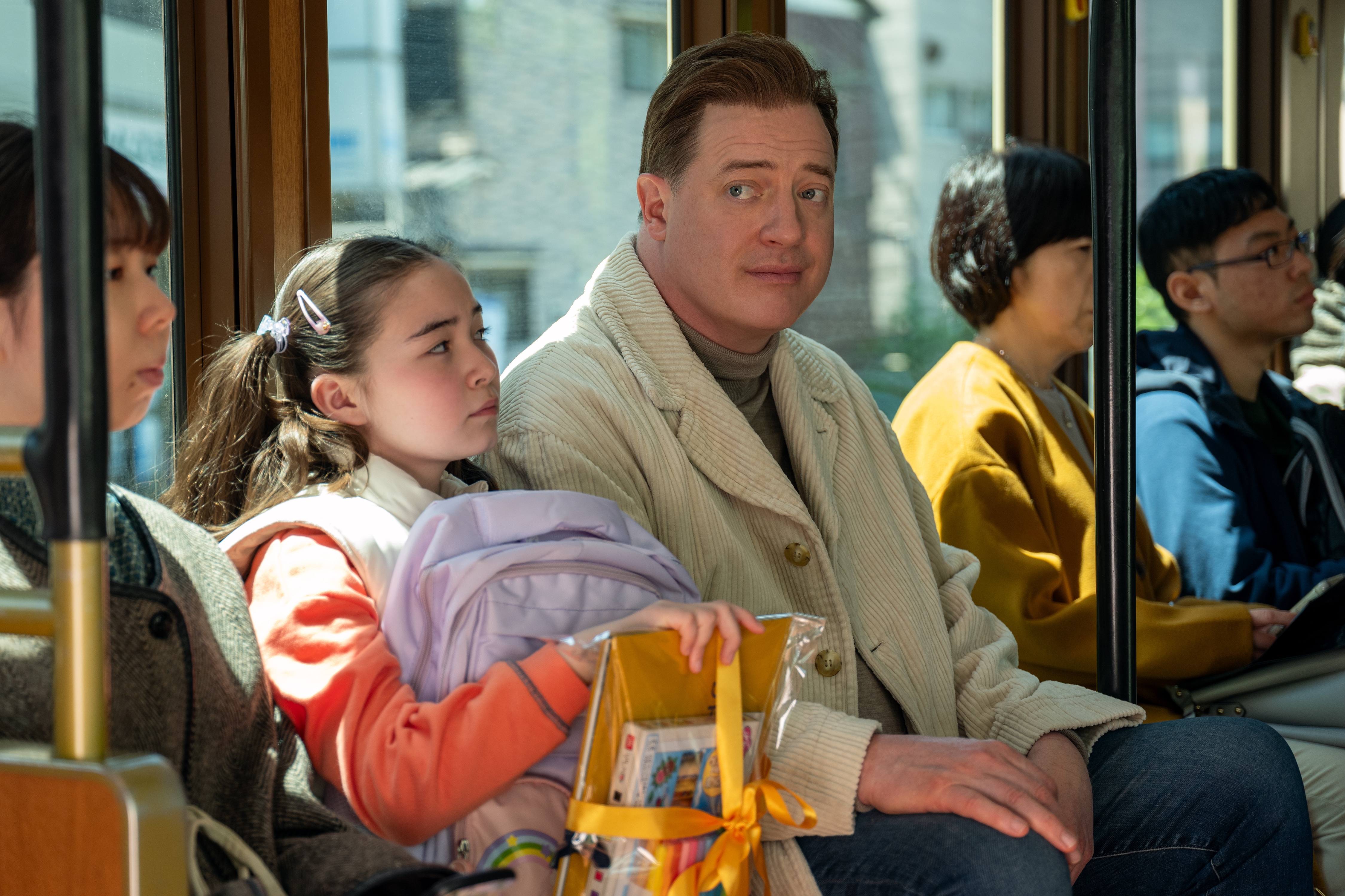 EXCLUSIVE: Brendan Fraser Stars in Deleted Scene From 'Rental Family'