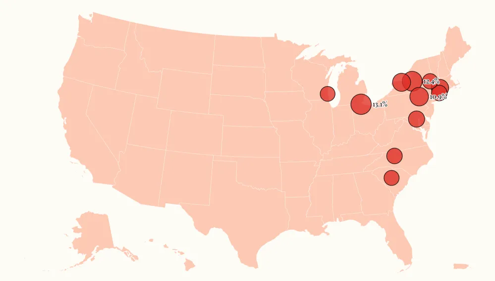 Map Shows Where House Prices Expected To Rise Across US - Newsweek