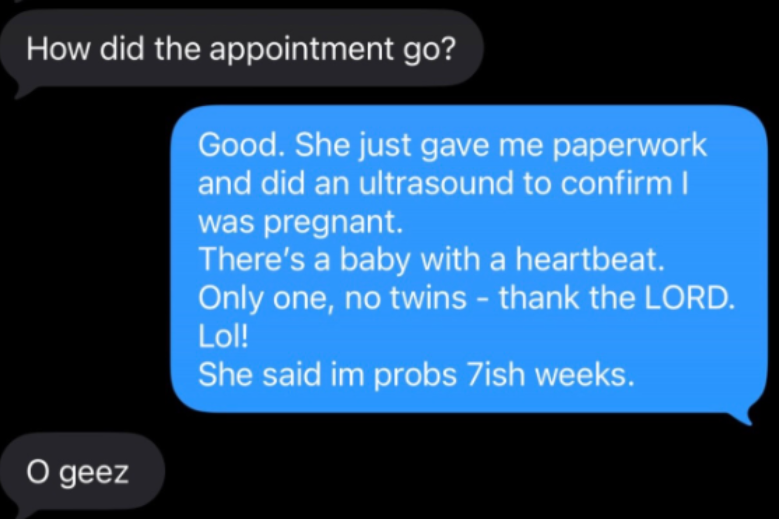 Man Tells Wife He 'Would Have Died' If Expecting Twins, Then Comes Surprise