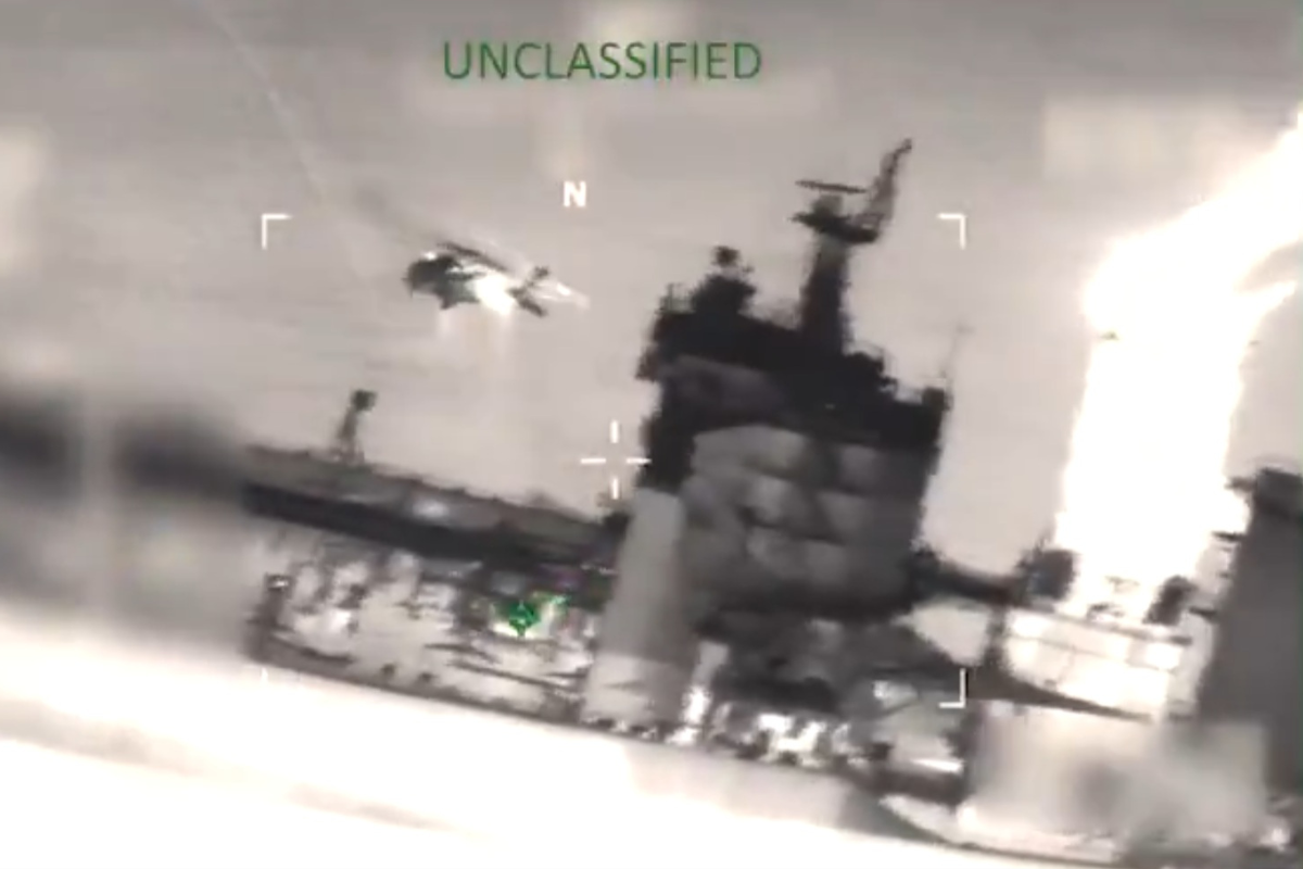 US Seizes 'Sanctioned' Tanker in Caribbean Sea: Video