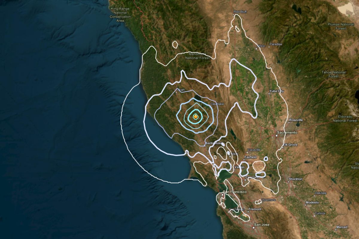 California Earthquake Shakes Cloverdale, Santa Rosa - Newsweek