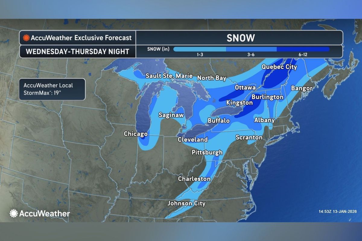 Winter Storm Map Shows States Facing Snow This Week - Newsweek