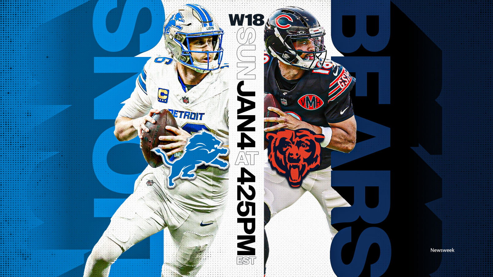 newsweek.com - Ben Verbrugge - How to Watch Lions vs Bears: Live Stream NFL, TV Channel