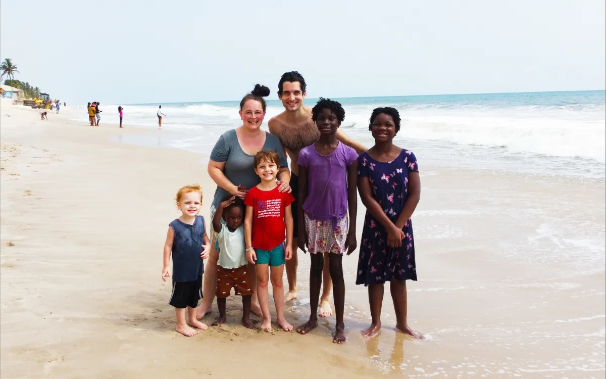 (From left to right) Valor, Oluwatoyin, Kaylee, Harriette, James, Eden and Emmanuella