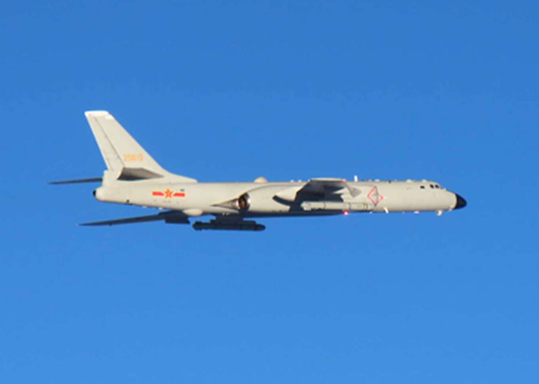 Photo Shows Armed Chinese Bomber Intercepted by US Ally