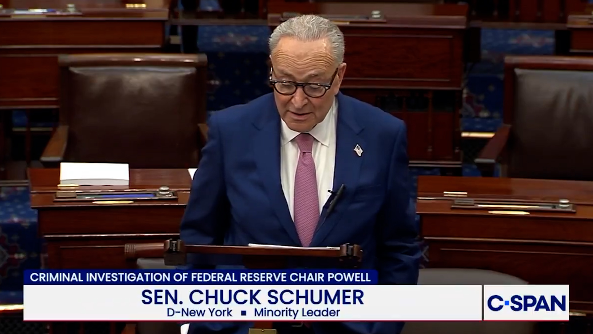 Schumer Slams ‘Bogus’ Probe As Trump Launches Investigation Into Jerome ...