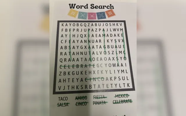 A word search.
