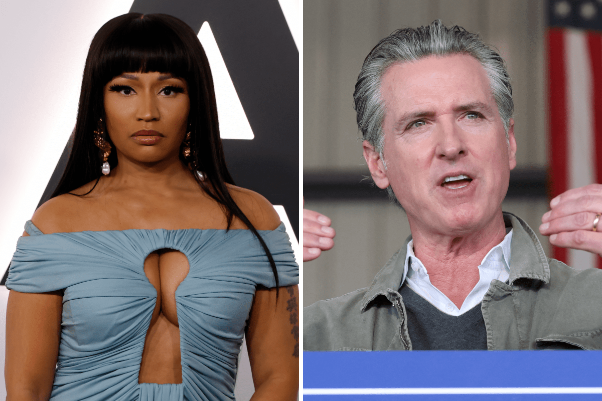 Nicki Minaj accuses Gavin Newsom of treating Black voters like children