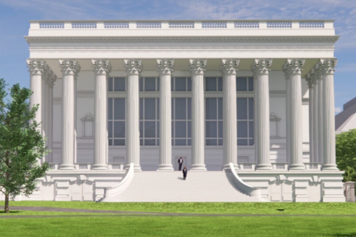 Donald Trump reveals new white house ballroom designs