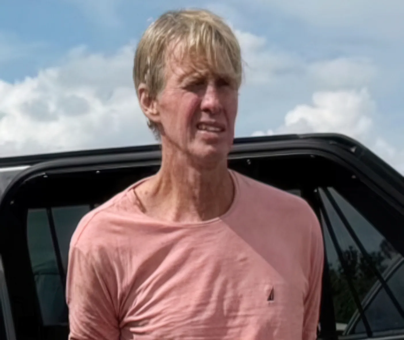 Law enforcement officers arrest Ryan Routh, the man suspected in the apparent assassination attempt of Donald Trump, on September 15, 2024.