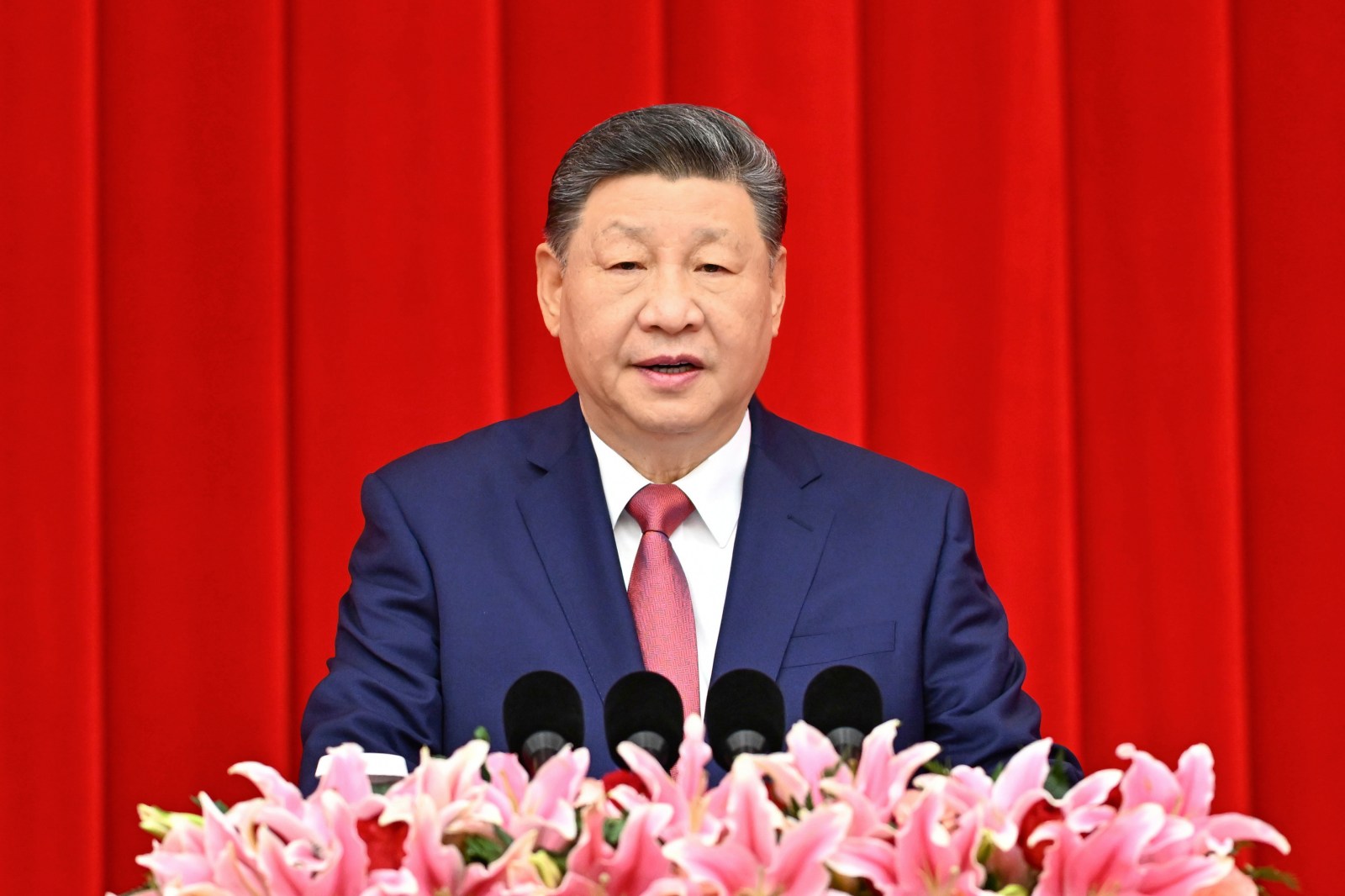 Chinese President Xi Jinping speaks at the New Year meeting of the National Committee of the Chinese People’s Political Consultative Conference (CPPCC) in Beijing on Wednesday, December 31, 2025.