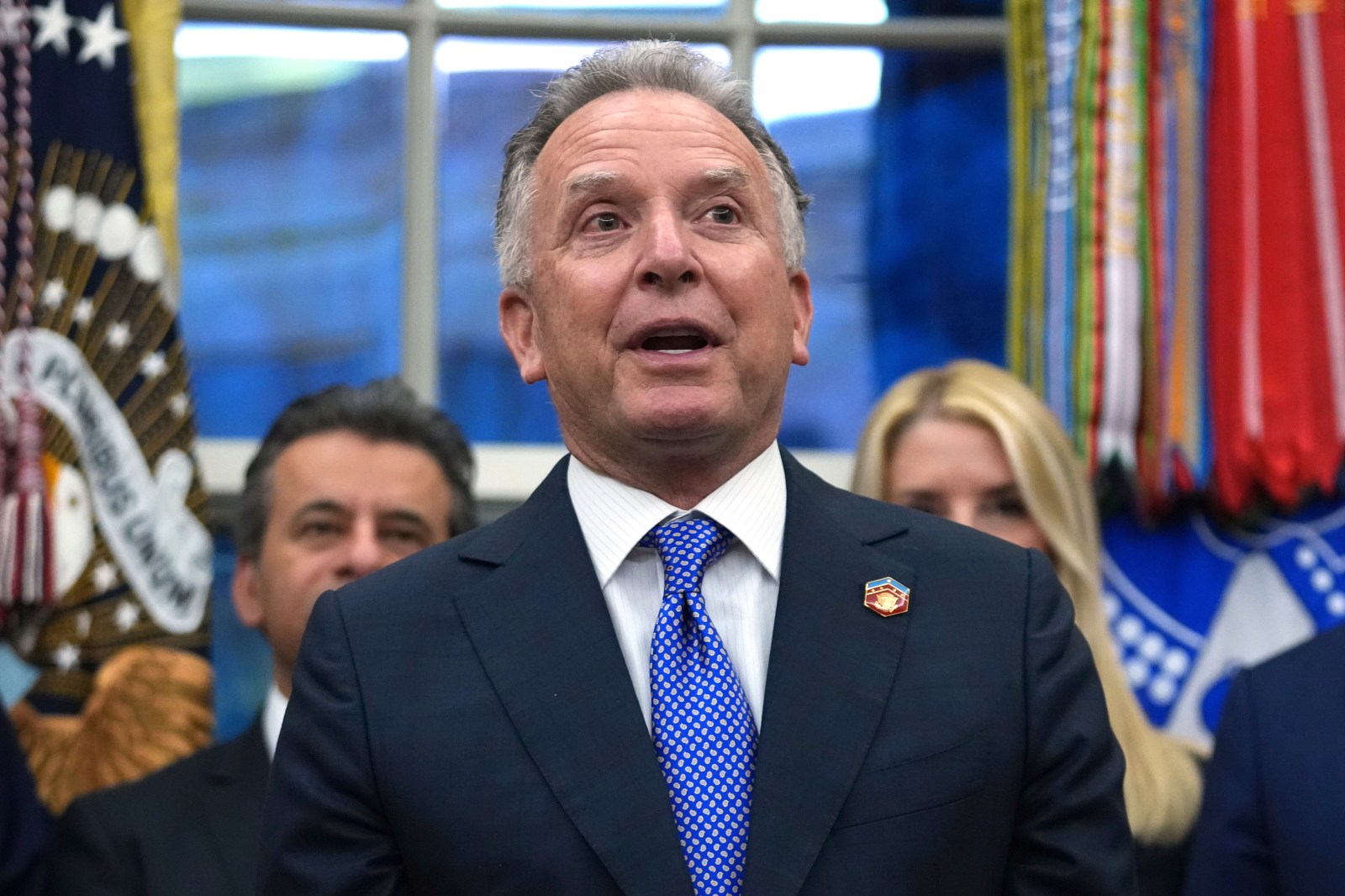 FILE – White House Special Envoy to the Middle East Steve Witkoff speaks at an event in the Oval Office of the White House, Thursday, Jan. 29, 2026, in Washington. (AP Photo/Allison Robbert,File)