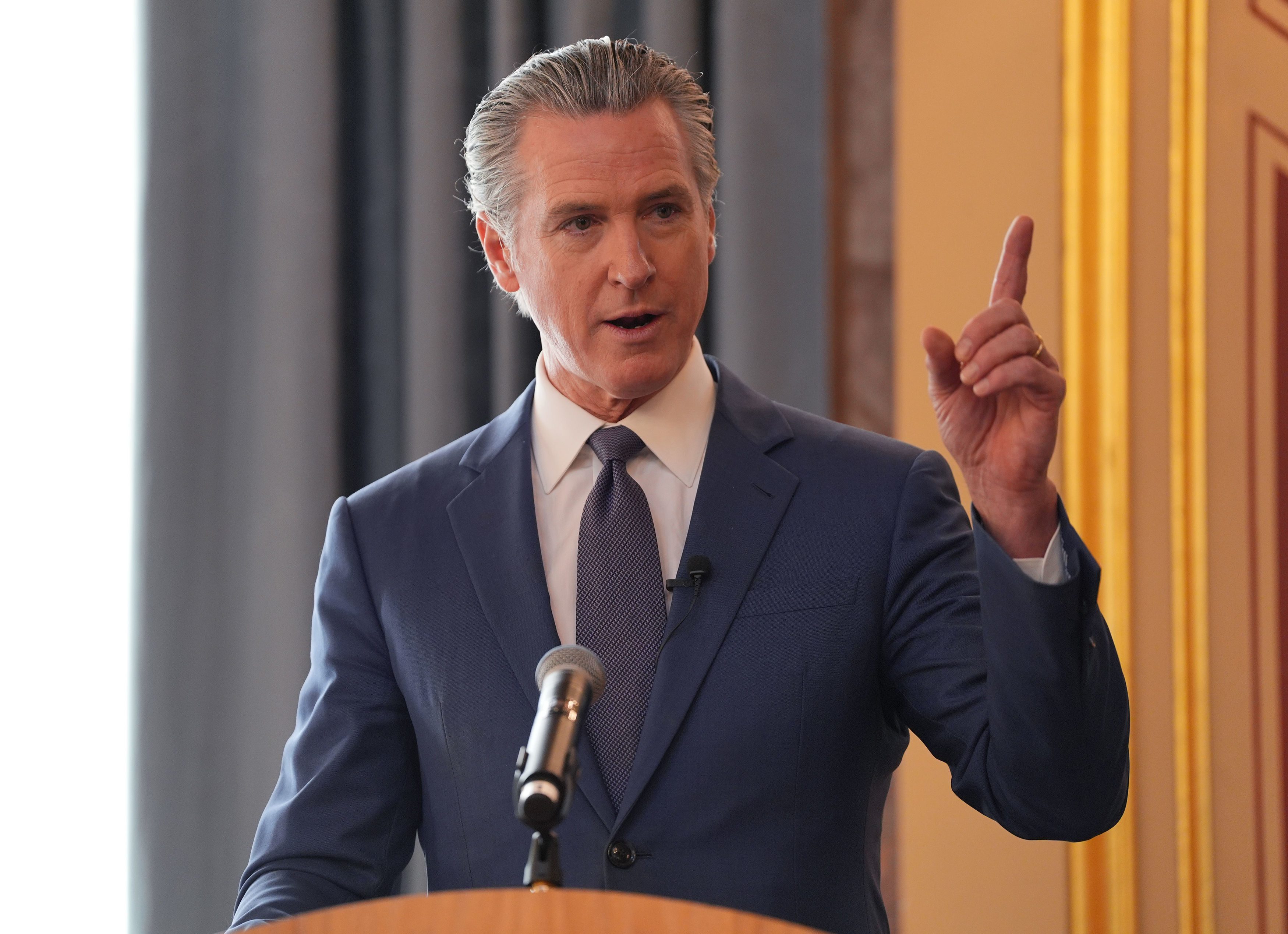 Gavin Newsom Team Says Trump ‘Sundowning Harder Than Usual’ After 2028 Post