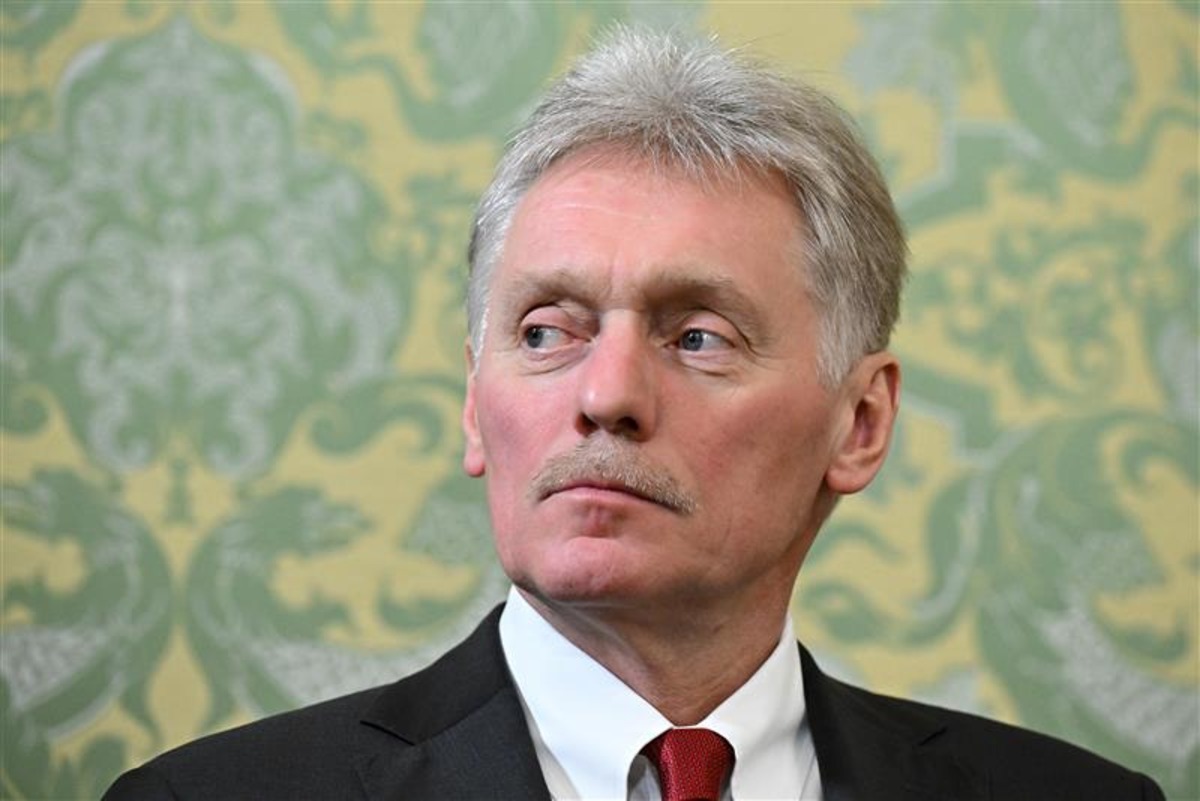 Kremlin spokesman Dmitry Peskov waits before a meeting between Russian President Vladimir Putin and President of Madagascar Michael Randrianirina at the Kremlin in Moscow, Russia, on February 19, 2026. This image was provided to AP by a third party and could not be independently verified.