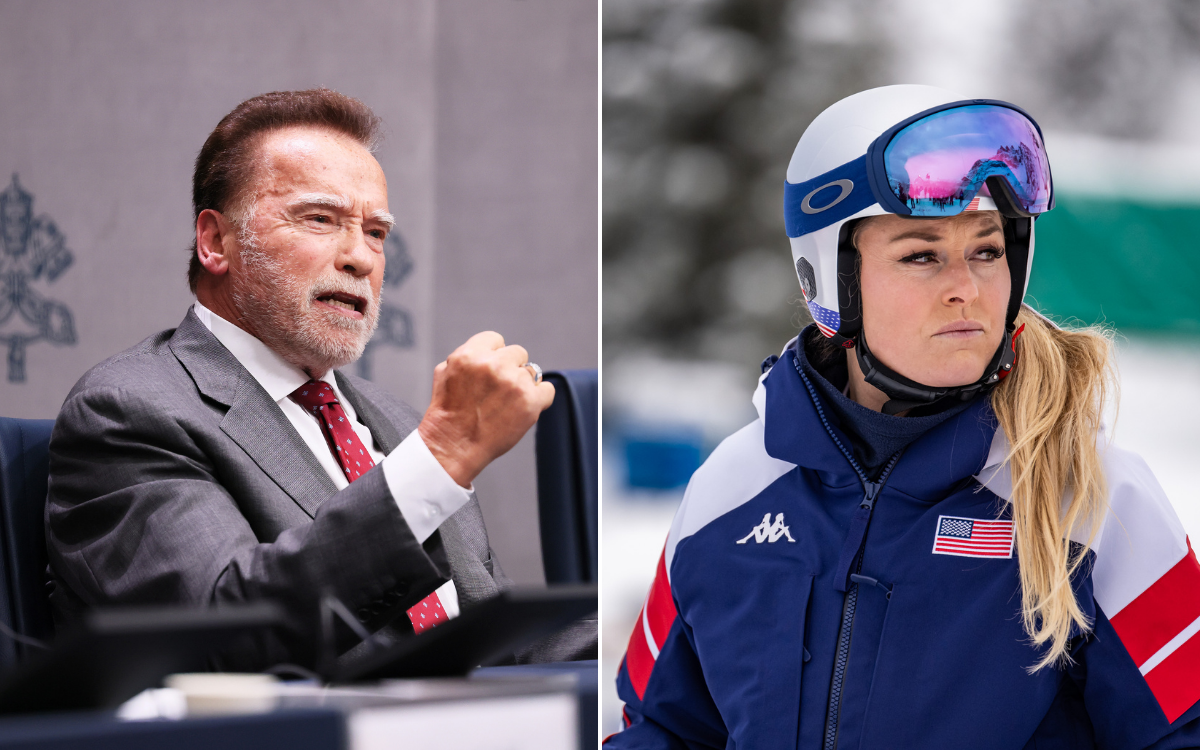 Arnold Schwarzenegger Hits Back at Lindsey Vonn Critics: ‘Losers’
