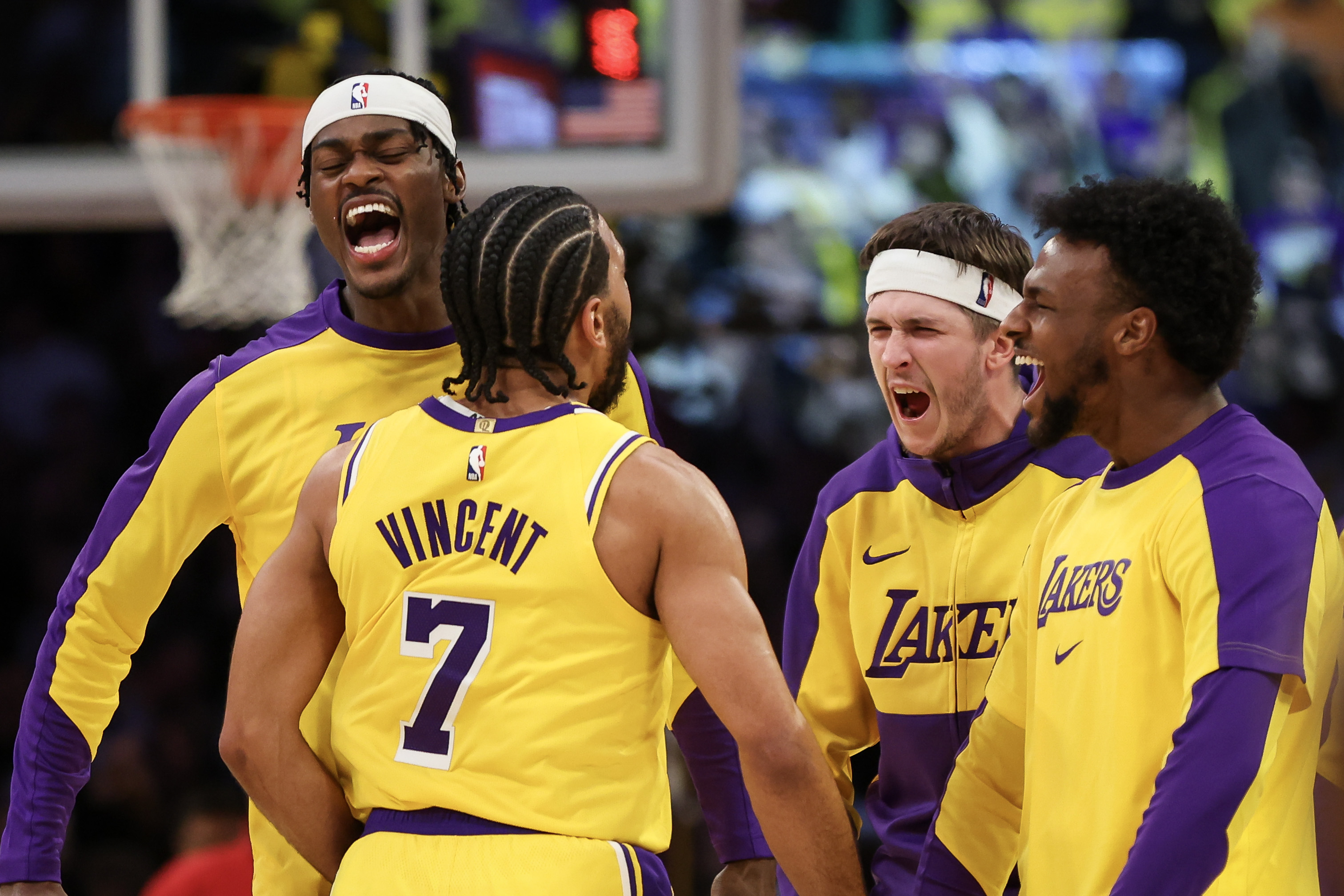 Lakers' Austin Reaves, Bronny James Land on Injury Report Ahead of Nets Matchup