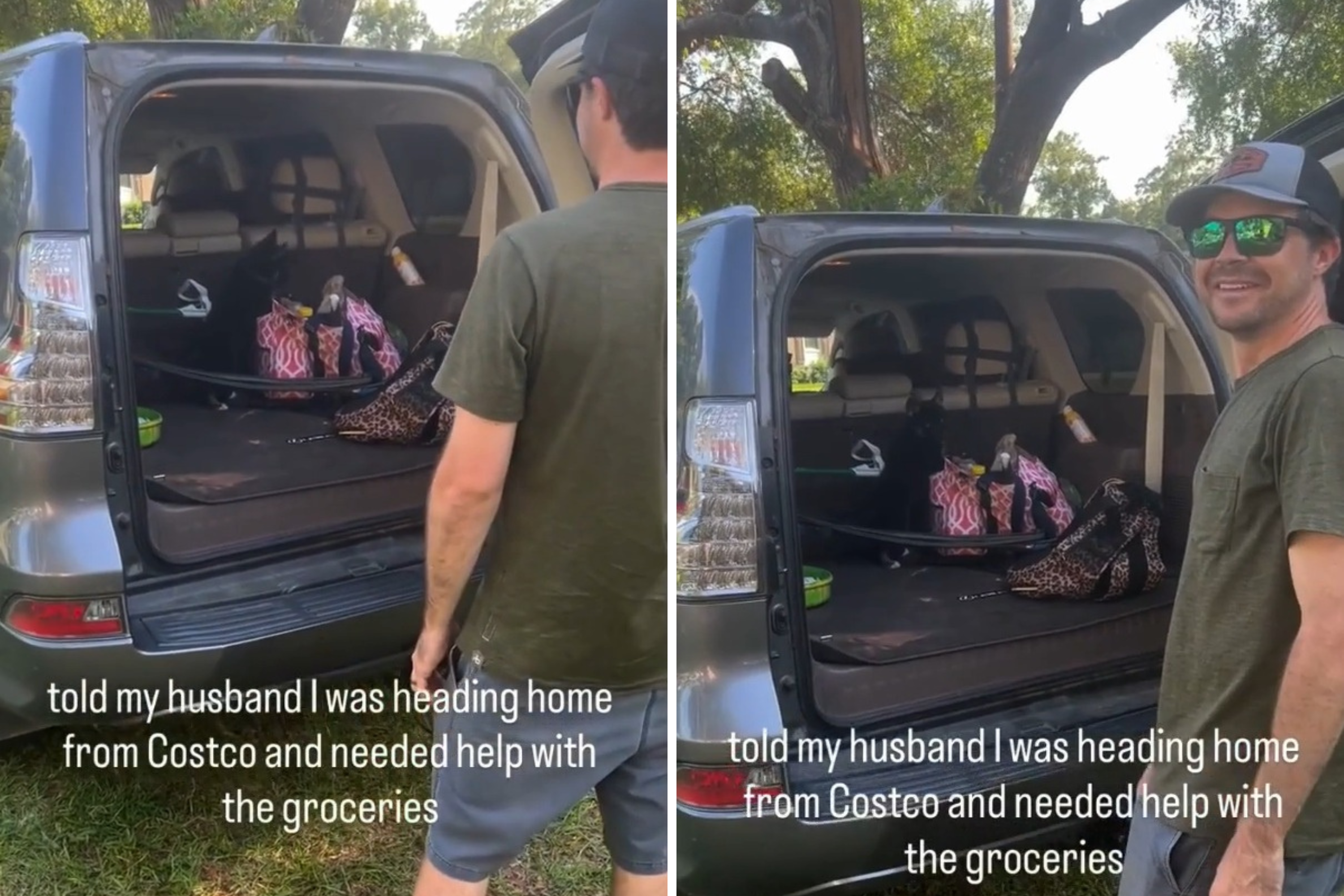 Woman Asks Husband To Unload the Groceries—Then He Opened the Trunk