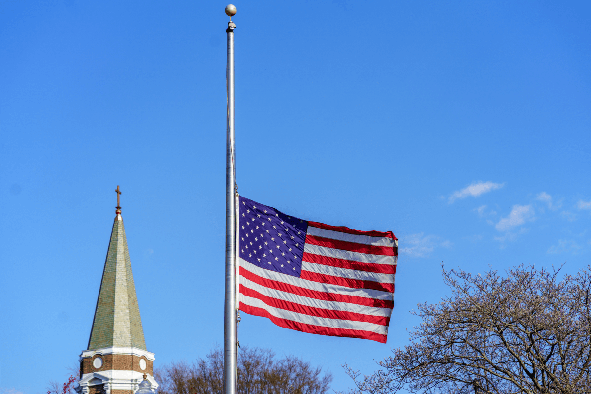 Flags ordered to fly at half-staff in 5 states today, this weekend