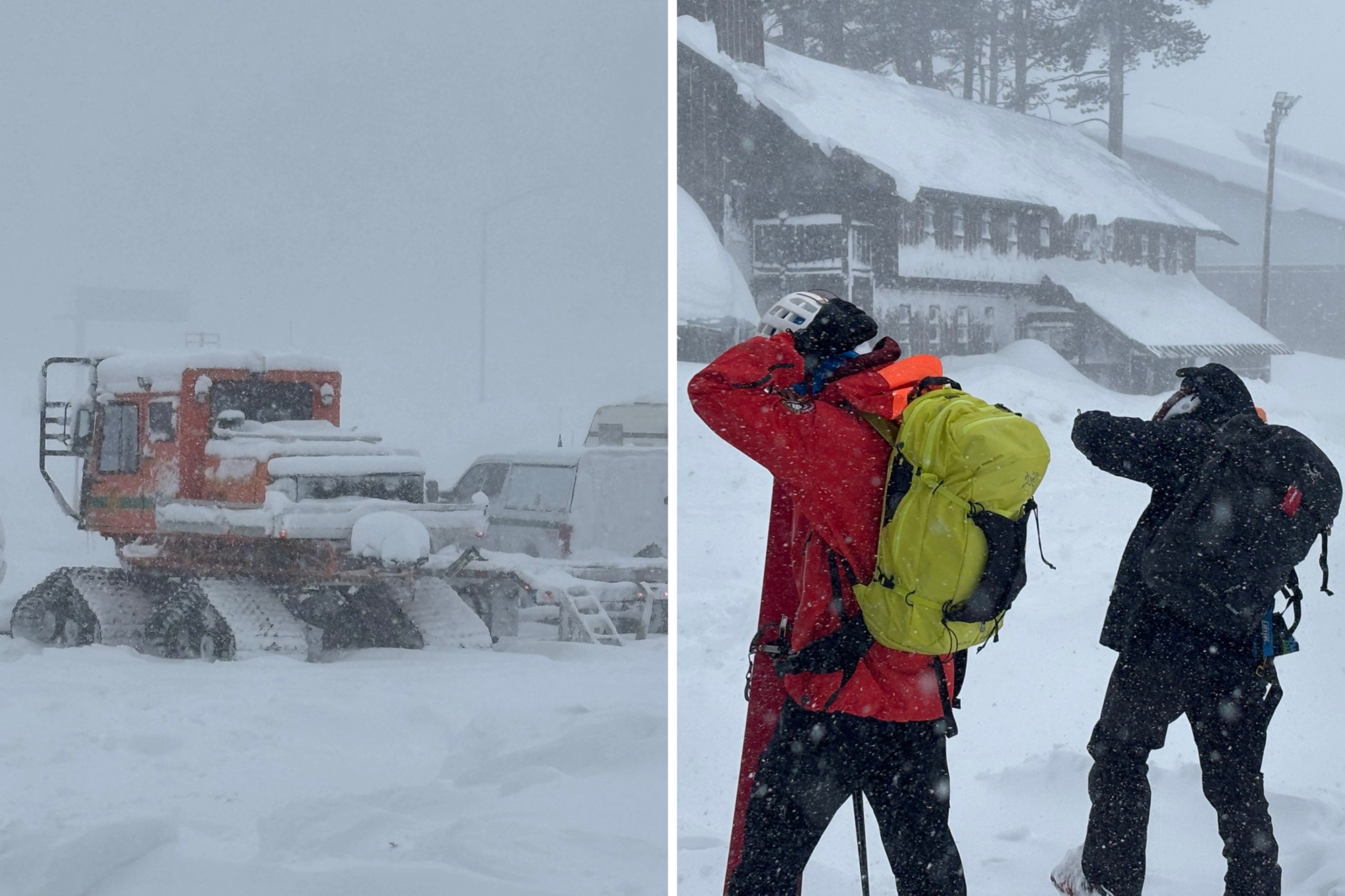 Images shared by the local sheriff’s office show rescue efforts underway on February 17, 2026. (Credit: Nevada County Sheriff’s Office.)