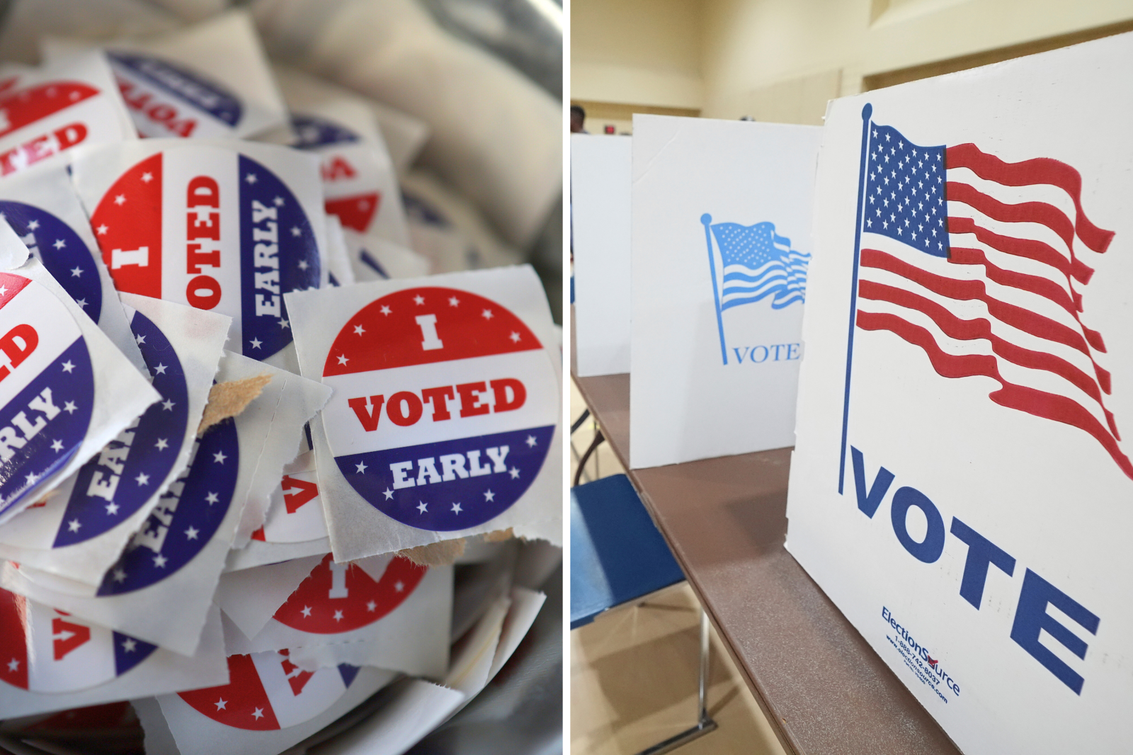 File image: Early morning voters line up to cast their ballots on Election Day, Tuesday, Nov. 5, 2024, at a North Jackson, Miss., precinct. 
