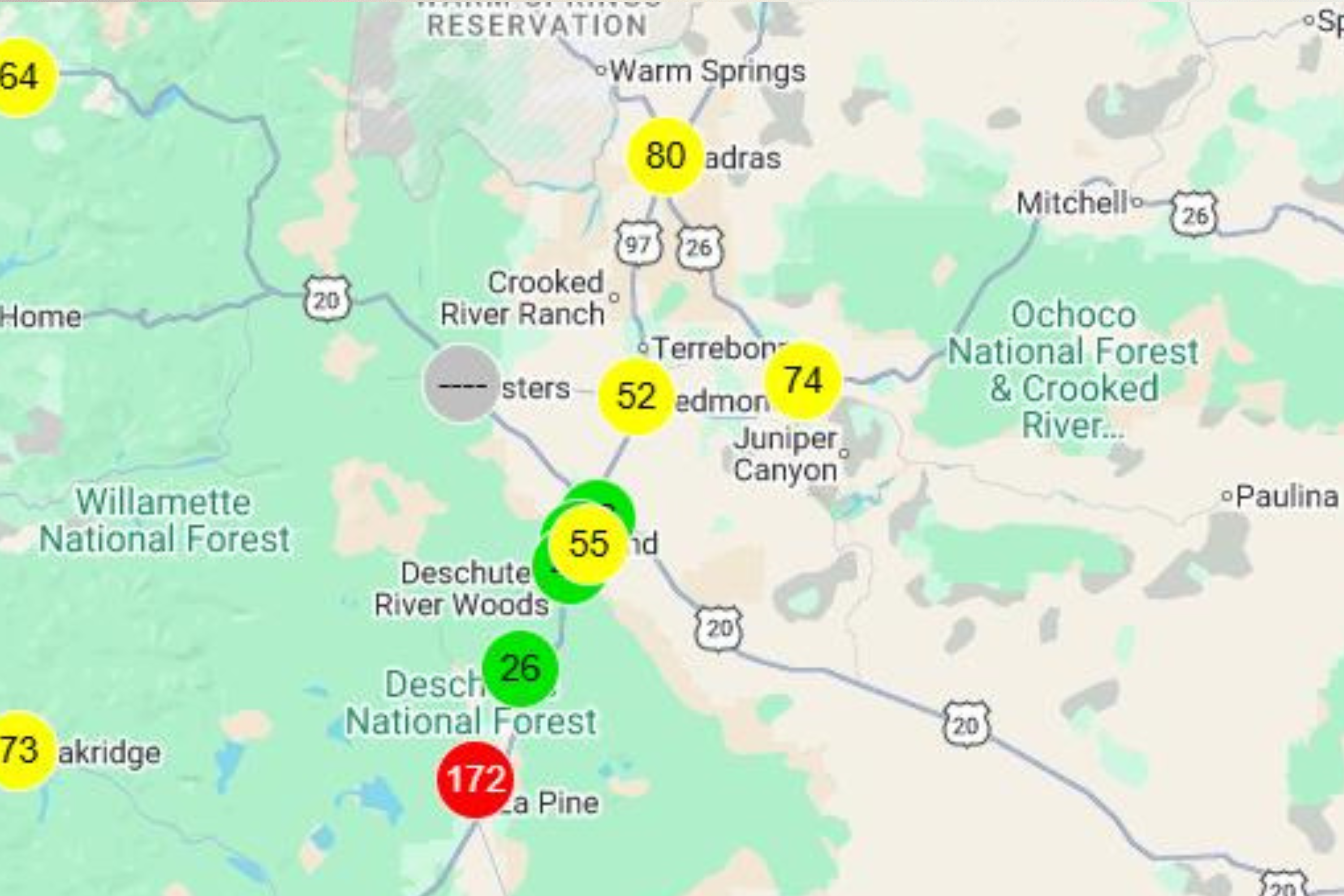 Thousands in Oregon Urged To Stay Indoors