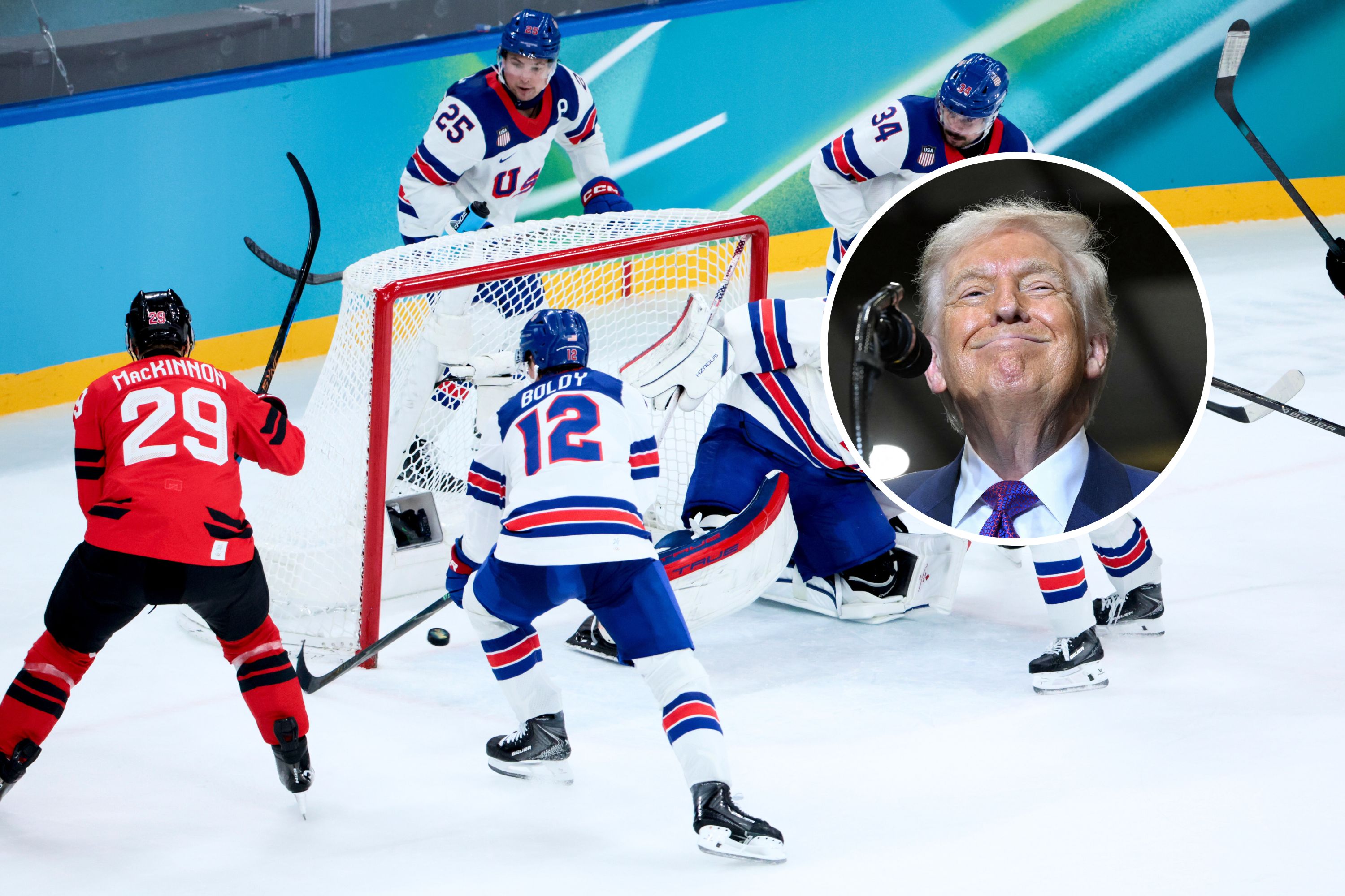 Trump Jokes About Impeachment on Call with Olympic US Men’s Hockey Team