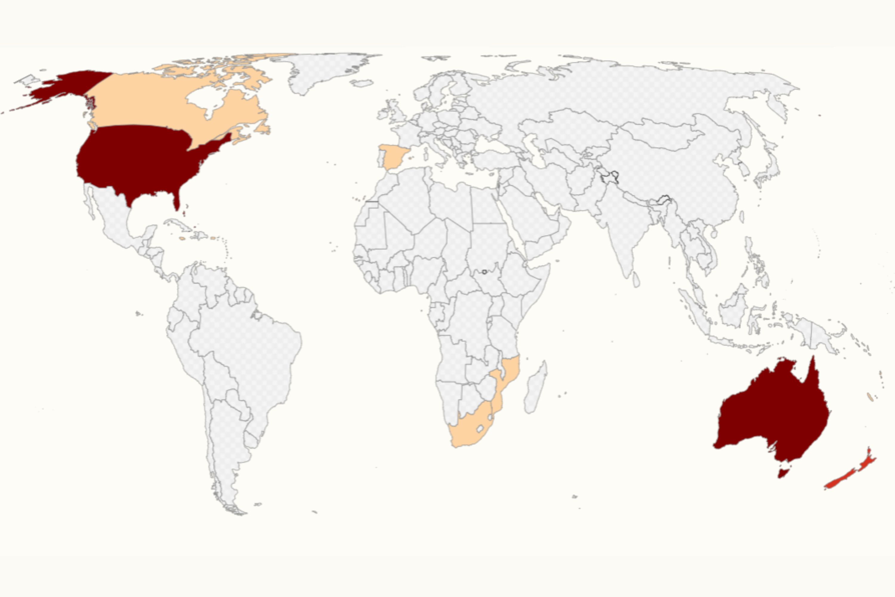 Map Shows Places With Most Shark Attacks as Fatal Bites Increase