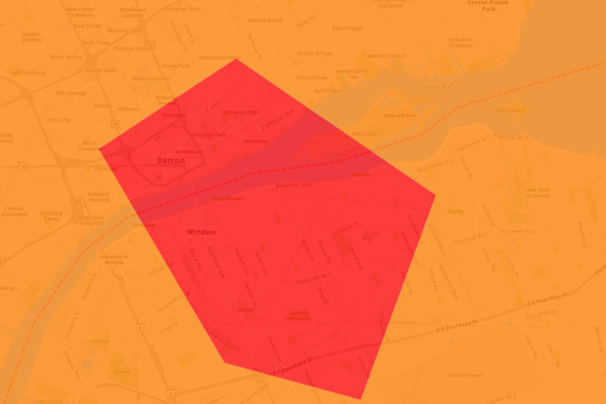 Milhões de pessoas foram alertadas para ficarem em casa e fecharem as janelas em Michigan.
