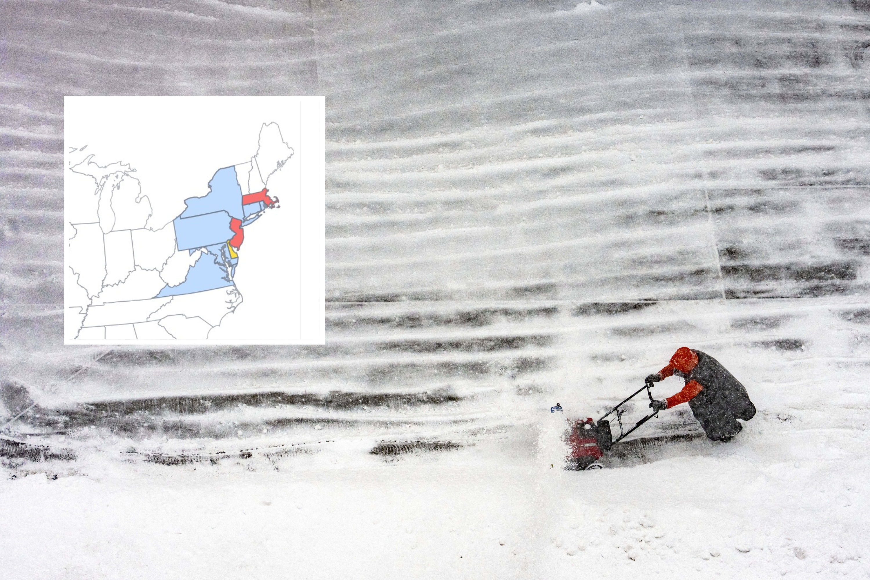 Map Shows Over 600,000 Customers Without Electricity Across East Coast