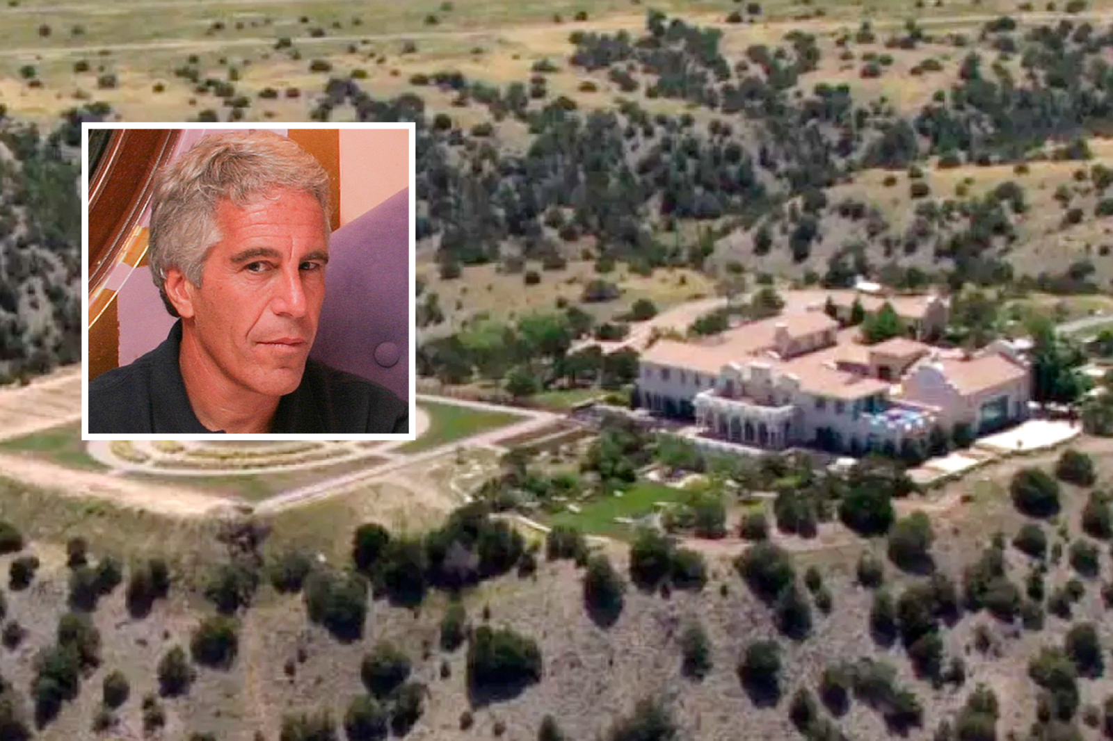 Epstein in Cambridge, Massachusetts on September 8th, 2004 and Zorro Ranch in Stanley, N.M. on Monday, July 8, 2019.