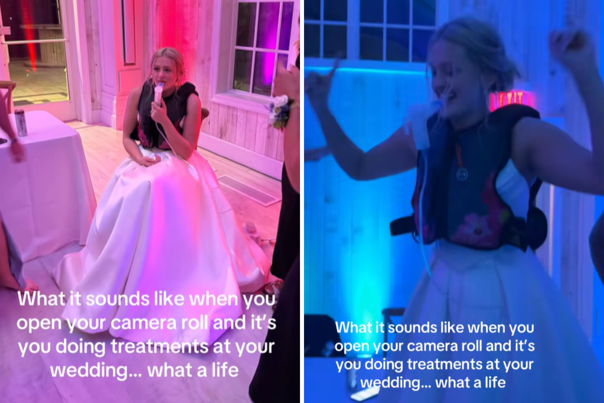 Bride Needs Treatment for Lung Condition at Her Own Wedding, Hailed ‘Queen’