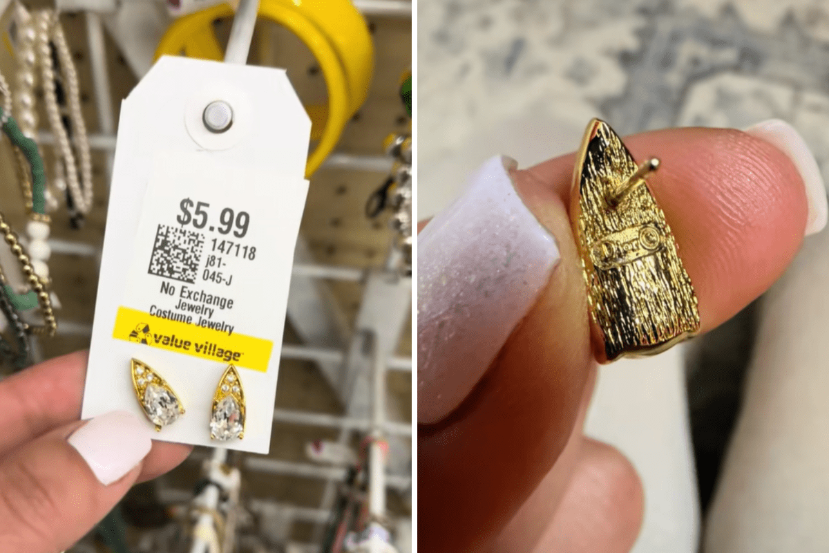 Woman Finds Earrings in Thrift Store for $5.99—Then Notices What’s Engraved Woman Finds Earrings in Thrift Store for $5.99—Then Notices What’s Engraved