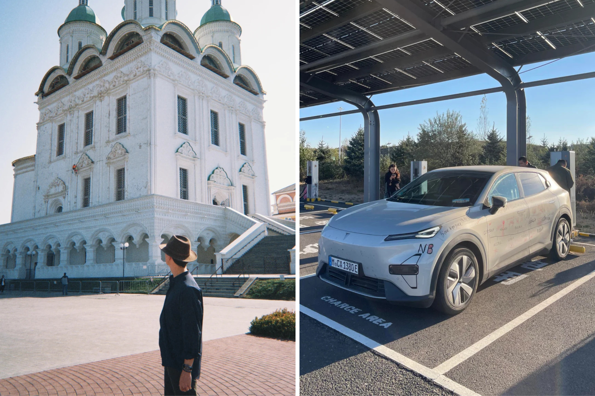 Homem dirige carro elétrico por 12.500 quilômetros da Alemanha à China em 30 dias