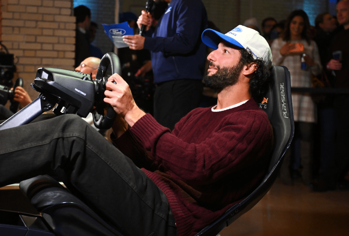 Former F1 star Daniel Ricciardo is finding peace, sleeping in