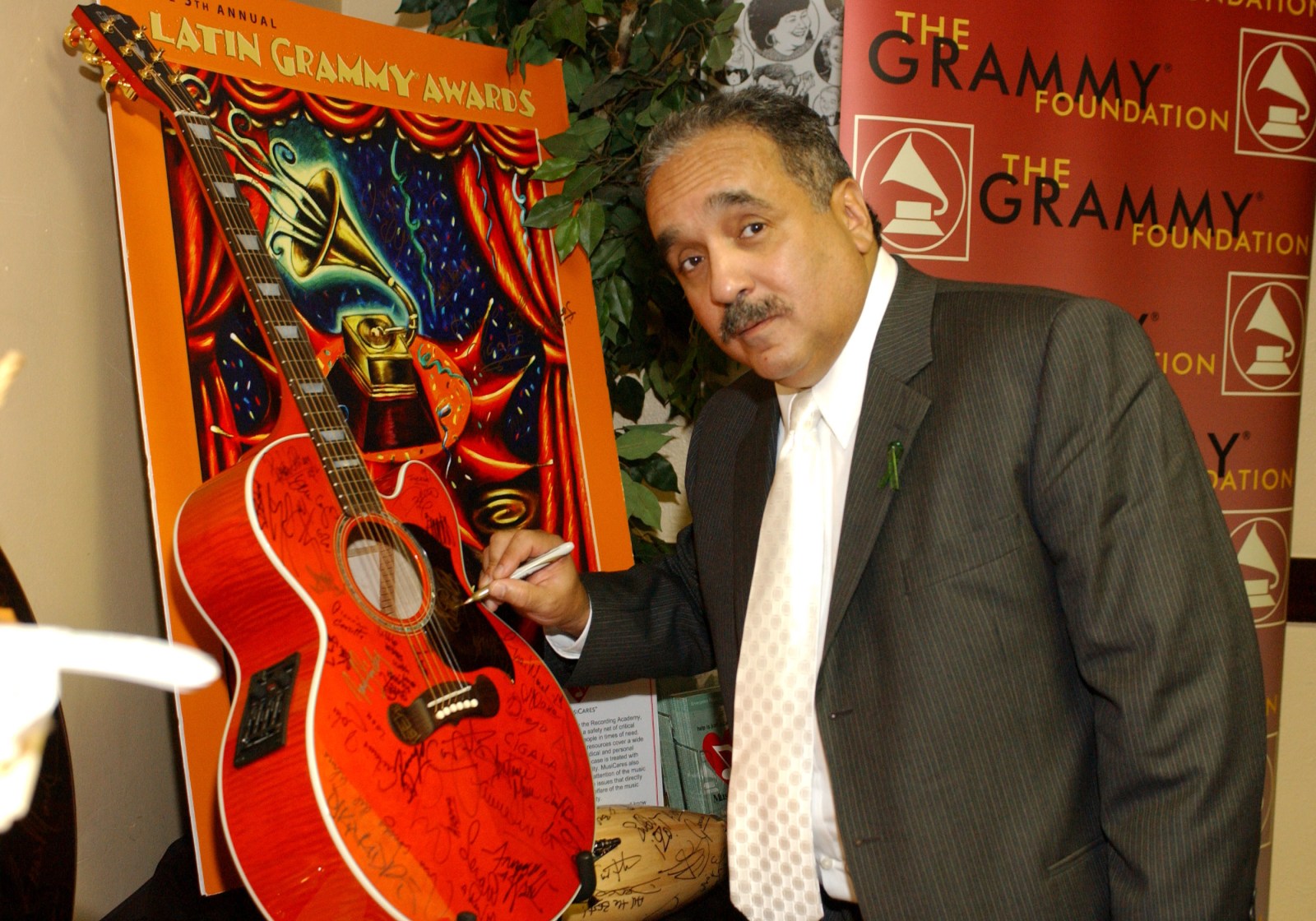 Willie Colon during The 5th Annual Latin GRAMMY Awards – Backstage and Audience at Shrine Auditorium in Los Angeles, California, United States. (Photo by R. Diamond/WireImage for NARAS)