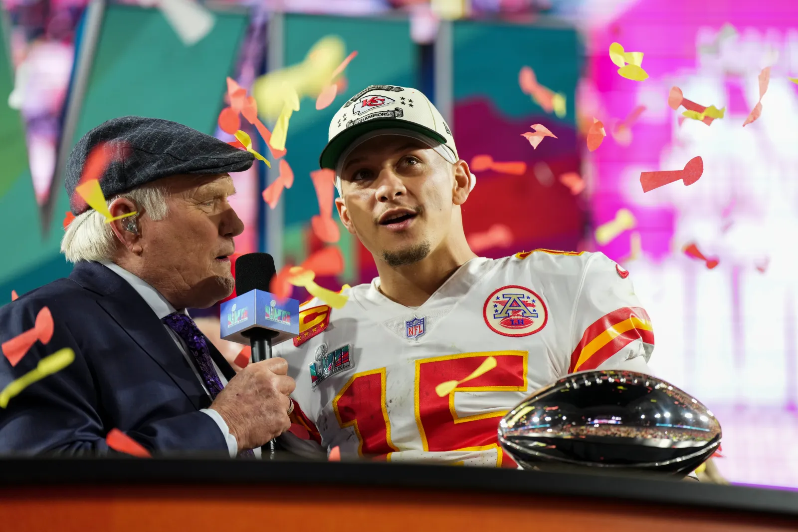Terry Bradshaw, Patrick Mahomes