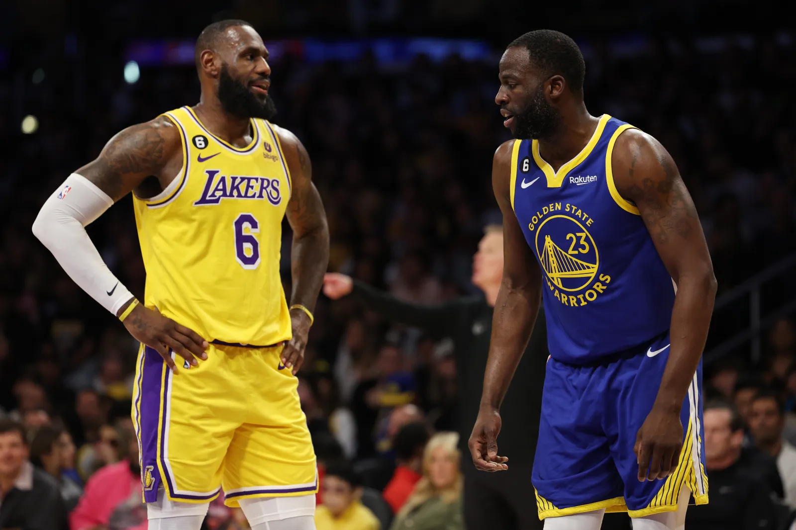 Golden State Warriors Draymond Green Los Angeles Lakers LeBron James