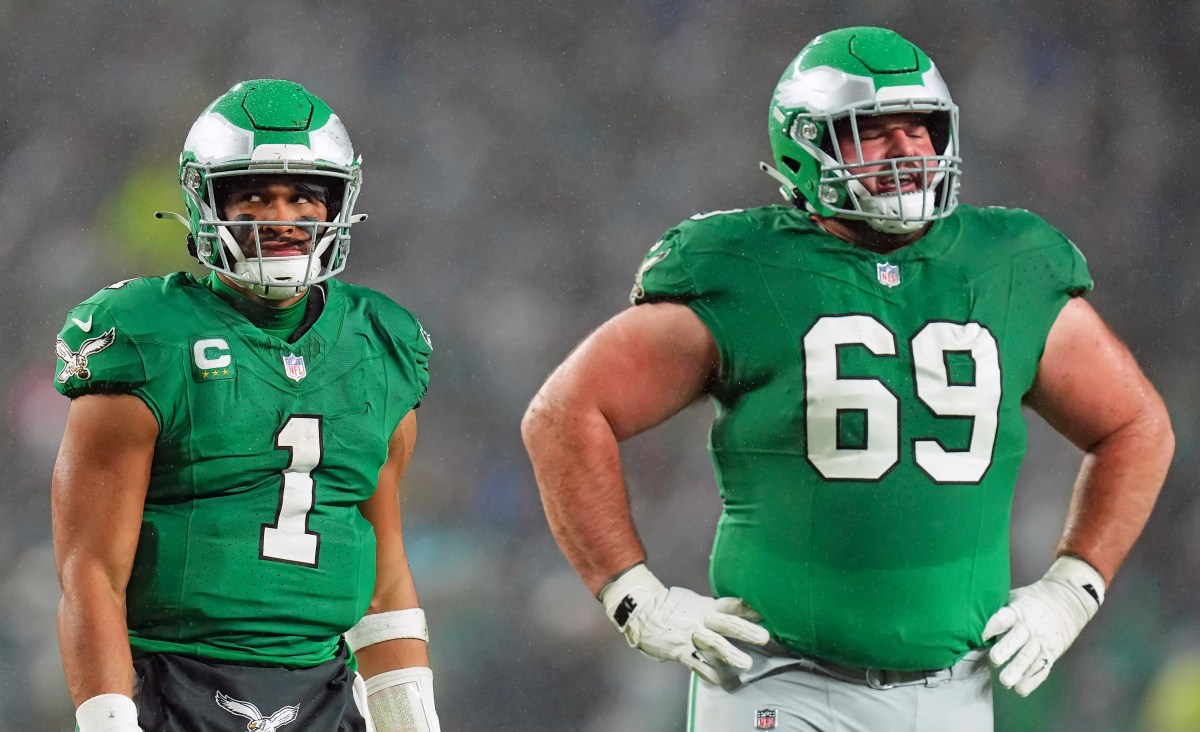 Eagles Star Landon Dickerson Feels the Weight of Retirement at Just 27