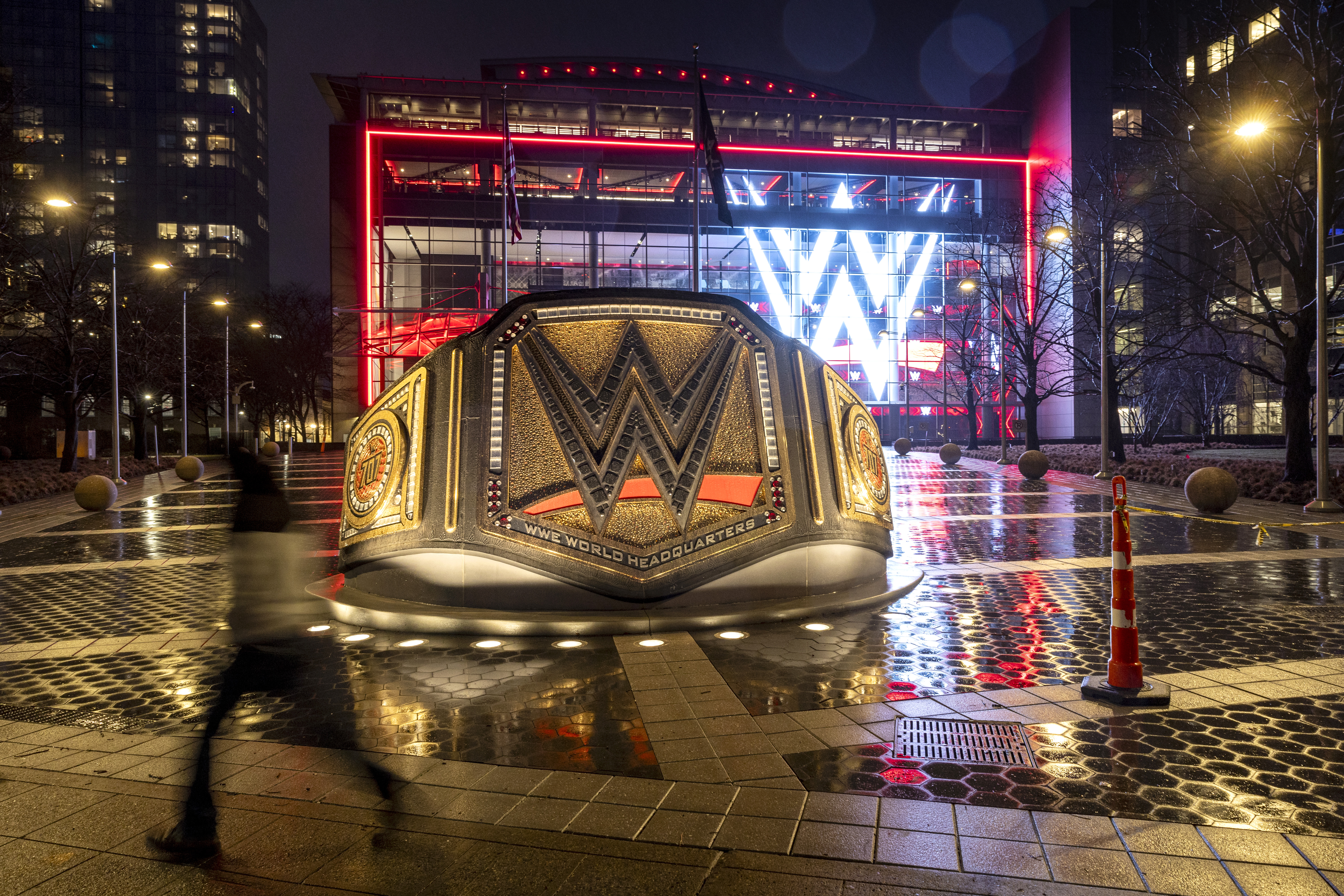 Top WWE and AEW Stars Cross Paths and Talk at Super Bowl Week