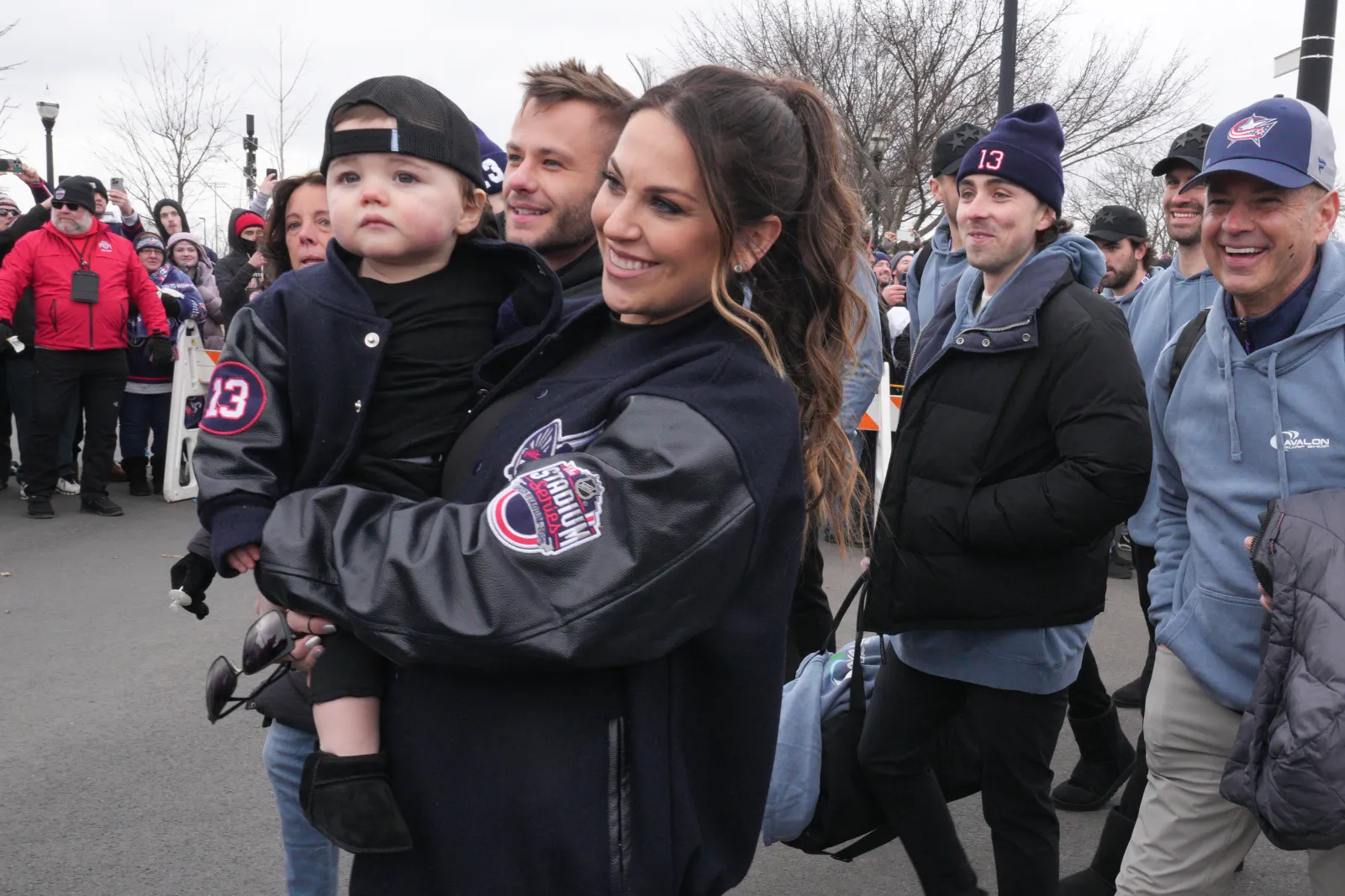 Johnny Gaudreau's wife Meredith reacted to an emotional moment after USA won gold.