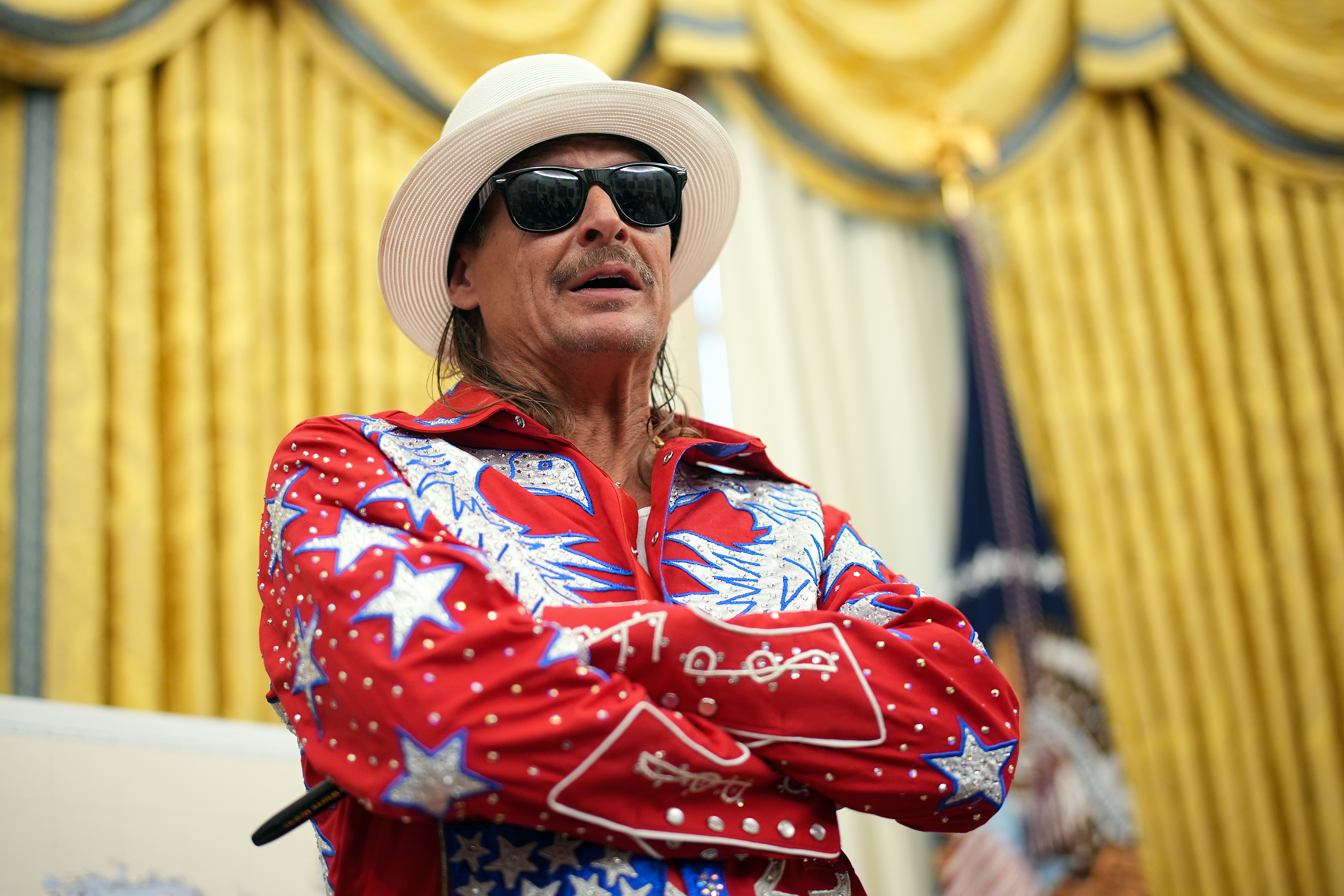 Kid Rock Mocked Over 'Lip Syncing' in TPUSA Halftime Show - Newsweek