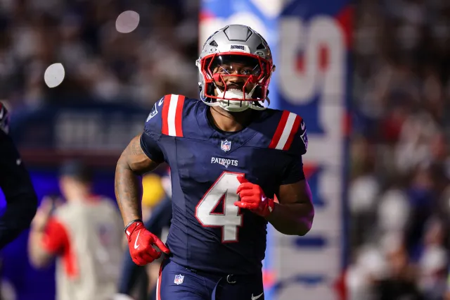 NFL running back Antonio Gibson of the New England Patriots.